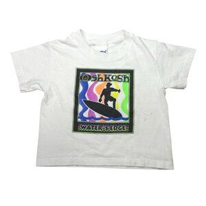 VTG Oshkosh B’Gosh Water’s Edge Surfer T-Shirt Single Stitch Toddler NO Size